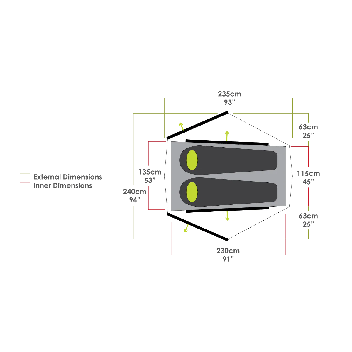 Zeus 2 Person Tent [ZE-0150342_STOCK] - Image 8